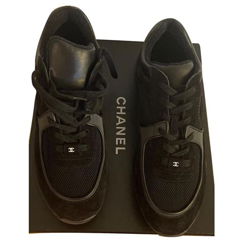 zapatillas chanel negras